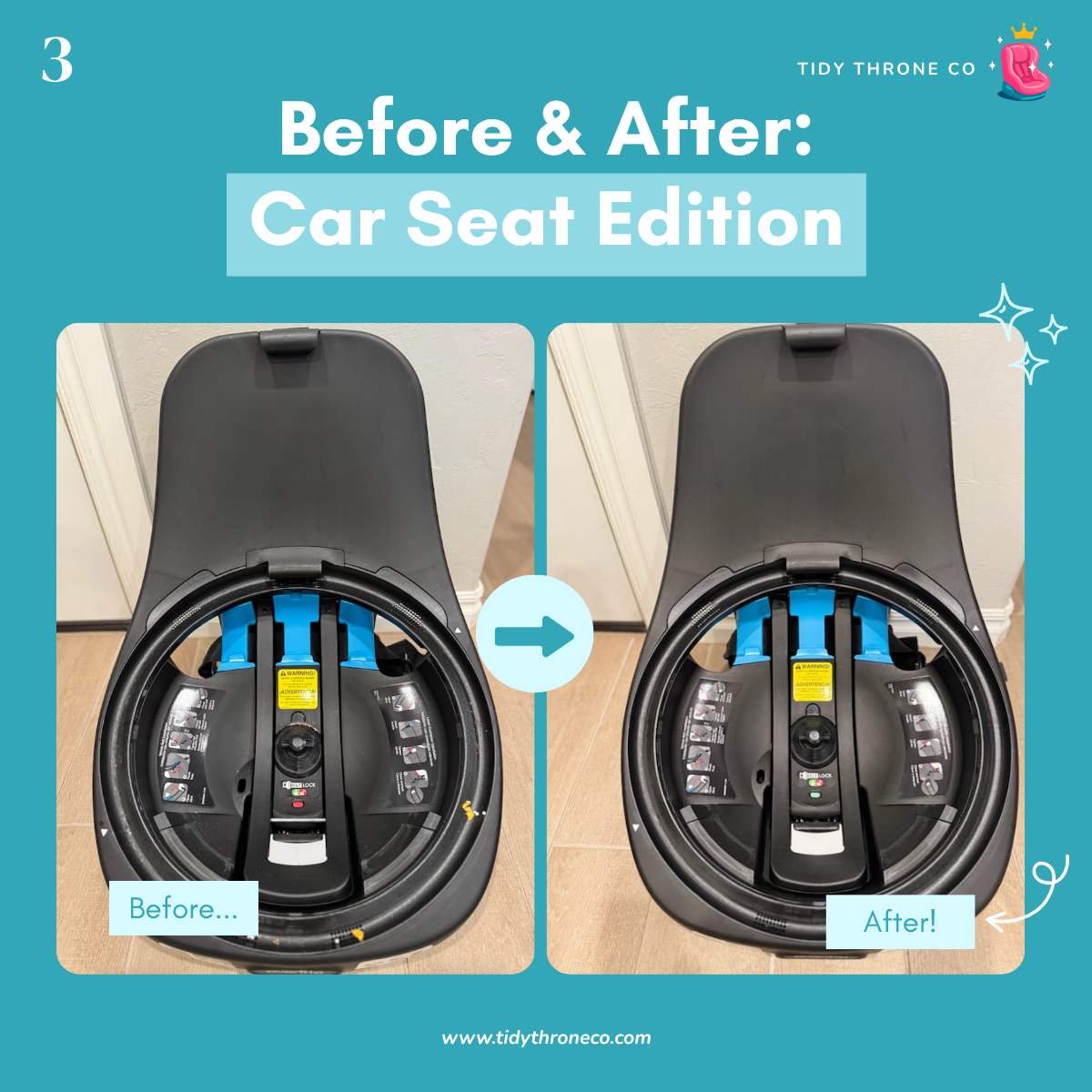 Before and after cleaning transformation 3