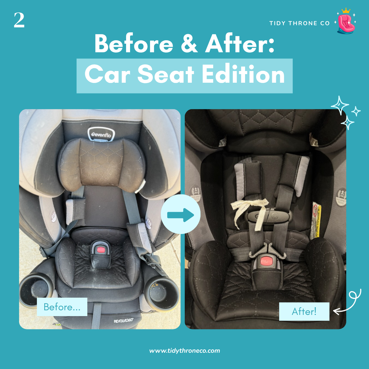 Before and after cleaning transformation 2