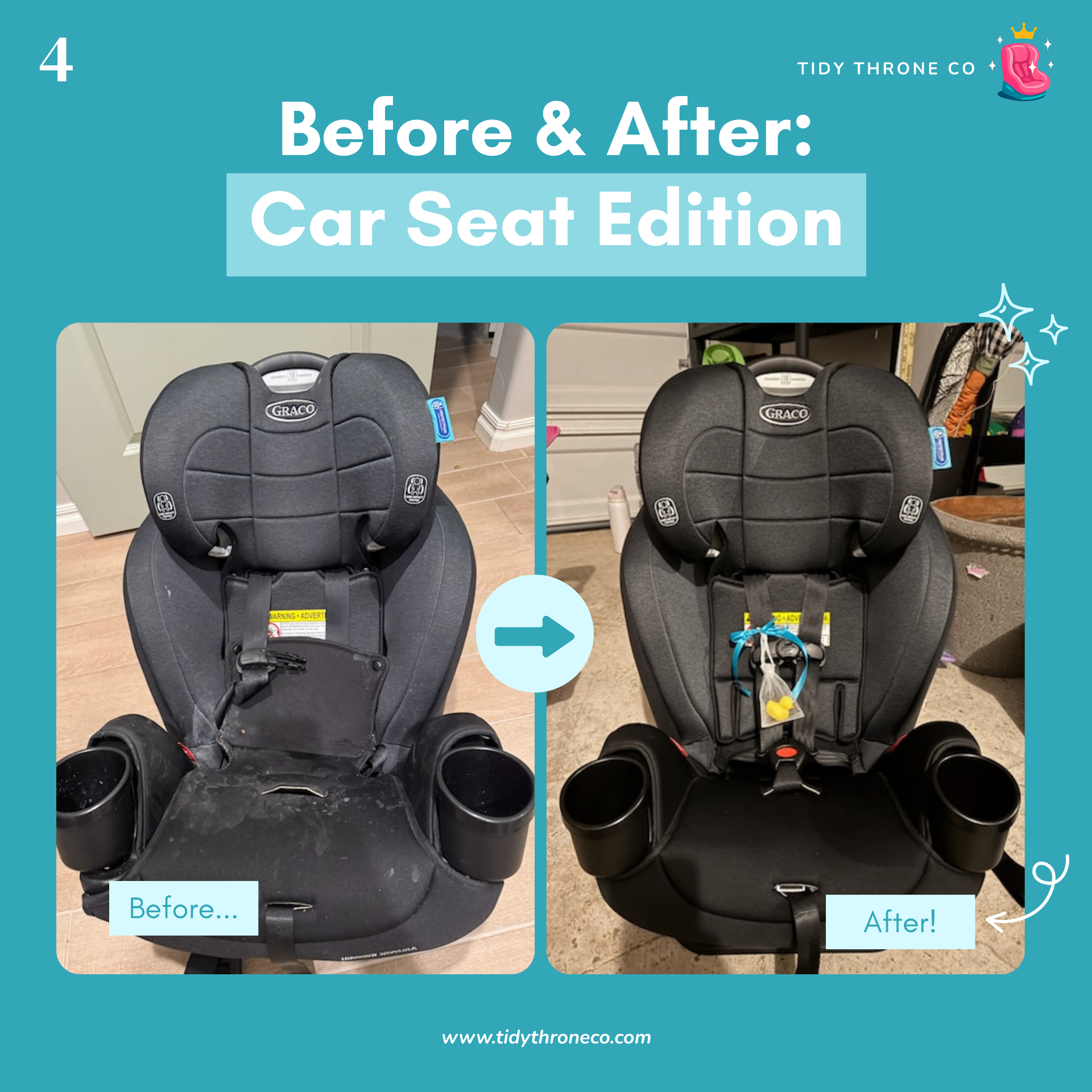 Before and after cleaning transformation 4